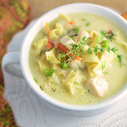 Creamy Chicken Noodle Soup