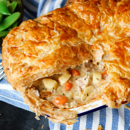 Creamy Chicken Puff Pie