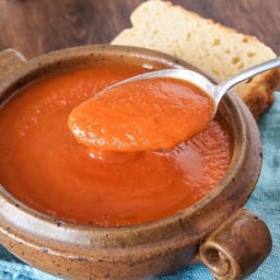 Creamy Gluten Free and Dairy Free Tomato Soup