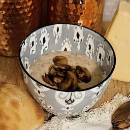 Creamy Mushroom Asiago Soup