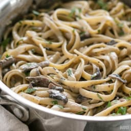 Creamy Mushroom Herb Pasta