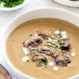 Creamy Mushroom Soup Recipe