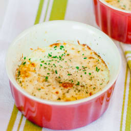 Creamy-Parmesan Baked Eggs