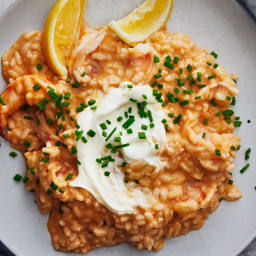 Creamy Shrimp Risotto with Mascarpone