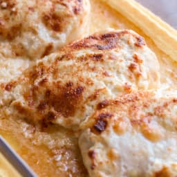 Creamy Swiss Chicken Bake