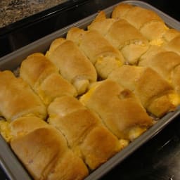 Crescent roll casserole