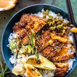 Crispy Chicken Katsu Bowls.