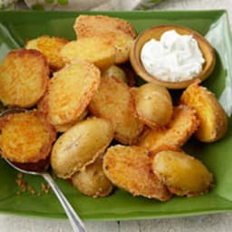 Crispy Parmesan Baked Potatoes