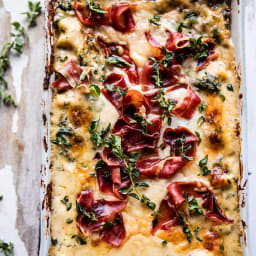 Crispy Prosciutto White Lasagna