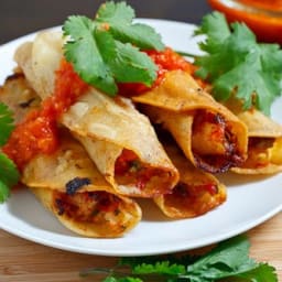 Crispy Rolled Shrimp Tacos