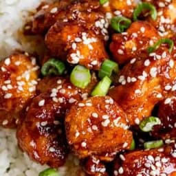Crispy Sesame Chicken With a Sticky Asian Sauce