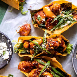 Crispy Sesame Ginger Chicken Tacos.