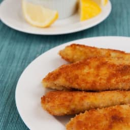 Crispy Tilapia Fingers with Lemon-Garlic Mayonnaise