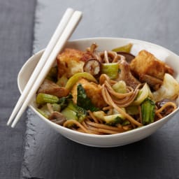 Crispy Tofu with Noodles