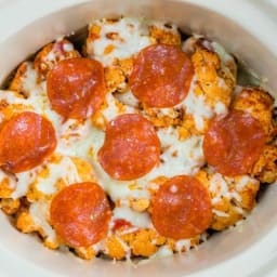 Crock Pot – Cauliflower PIZZA Casserole Recipe