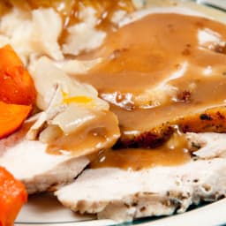 Crock Pot Roast Turkey Breast and Turkey Gravy