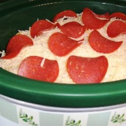 Crockpot Pizza Casserole