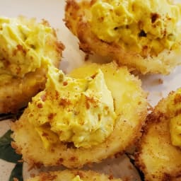 Crunchy Air-Fried Deviled Eggs