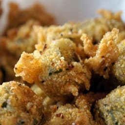 Crunchy Baked Okra