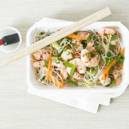 Crunchy prawn and noodle salad