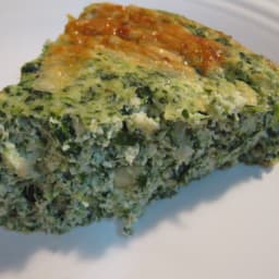 Crustless Spinach Quiche