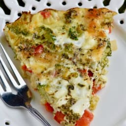 Crustless Vegetable Quiche