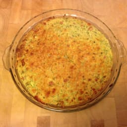 Crustless Zucchini Pie