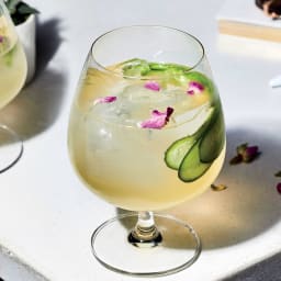 Cucumber-Rose Gin Spritz