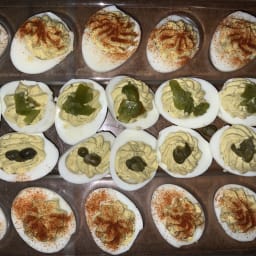 Damon’s delicious delightful  deviled eggs