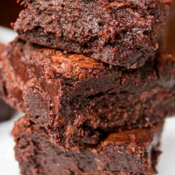 Dark Chocolate Nutella Brownies