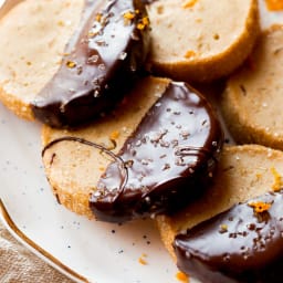 Dark Chocolate Orange Slice & Bake Cookies