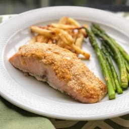 Delicious Feta-Crusted Salmon