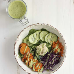 Delightfully Green Tahini Dressing (gluten free)