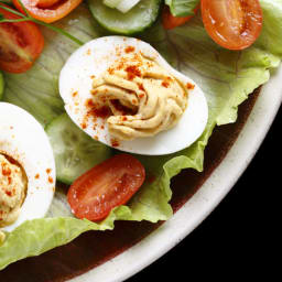 Deviled eggs with Original Tofu Spread