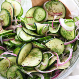 Dill Cucumber Salad