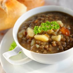 Di's Authentic Greek Lentil Soup (low Cal, Low Fat)