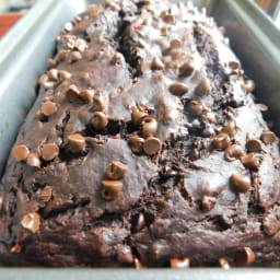 Double chocolate banana bread
