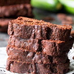 Double Chocolate Zucchini Bread {Paleo, GF, DF}