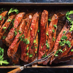 Double-Spiked Whiskey Steaks