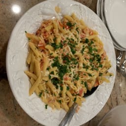 Drunken Salmon Pasta