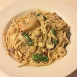 Drunken Seafood Pasta