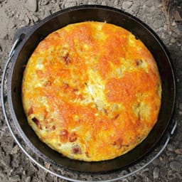 Dutch Oven Breakfast Casserole with Sausage