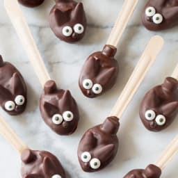 Easter Bunny Chocolate Truffle Spoons (Video)