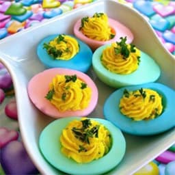 Easter Deviled Eggs