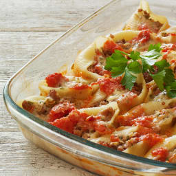 Easy Beef-Stuffed Shells  