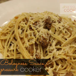 Easy Bolognese Sauce in the Pressure Cooker