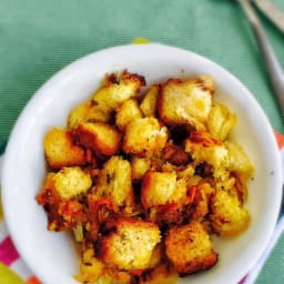 Easy Bread Upma Recipe