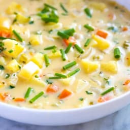 Easy Creamy Homemade Potato Soup