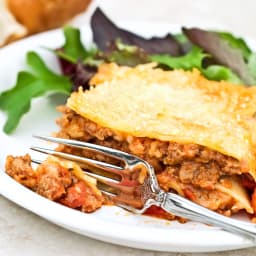 Easy Crockpot Lasagna