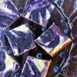 Easy Keto Blueberry Cheesecake Bars - Low Carb